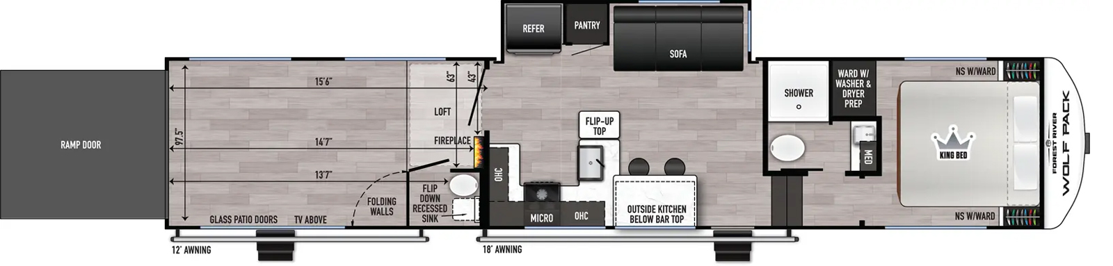 365PACK15.5 Floorplan Image